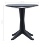 Anthracite gray plastic garden table 70 cm by , Garden tables - Ref: Foro24-45619, Price: 71,99 €, Discount: %