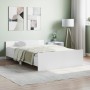 Bed frame with white headboard and footboard 120x190 cm by , Beds and slatted bases - Ref: Foro24-3203775, Price: 151,73 €, D...