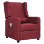 Sillón de masaje de tela rojo tinto de , Sillones de masaje eléctricos - Ref: Foro24-339013, Precio: 140,99 €, Descuento: %