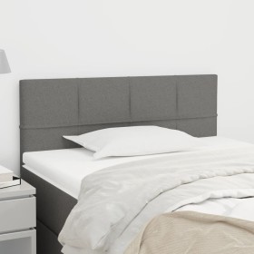 Dark gray fabric headboard 90x5x78/88 cm by , Headboards and footboards - Ref: Foro24-346019, Price: 47,76 €, Discount: %