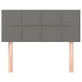 Dark gray fabric headboard 90x5x78/88 cm by , Headboards and footboards - Ref: Foro24-346019, Price: 47,76 €, Discount: %