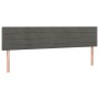 Headboards 2 units of dark gray velvet 90x5x78/88 cm by , Headboards and footboards - Ref: Foro24-346181, Price: 67,40 €, Dis...