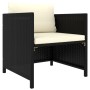 Set de muebles de jardín 8 pzas y cojines ratán sintético negro de , Conjuntos de jardín - Ref: Foro24-3059797, Precio: 466,9...