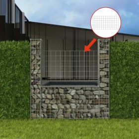 U-shaped basket galvanized gabion wall 160x20x150 cm by vidaXL, fence panels - Ref: Foro24-142545, Price: 84,14 €, Discount: %