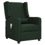 Dark green fabric lifting massage chair by , Electric massage chairs - Ref: Foro24-3093391, Price: 203,43 €, Discount: %