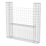 Cesta en forma de U muro de gaviones galvanizado 160x20x150 cm de vidaXL, Paneles de vallas - Ref: Foro24-142545, Precio: 79,...