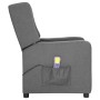 Liftable massage chair in light gray fabric by , Electric massage chairs - Ref: Foro24-3093385, Price: 200,99 €, Discount: %