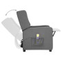 Liftable massage chair in light gray fabric by , Electric massage chairs - Ref: Foro24-3093385, Price: 200,99 €, Discount: %