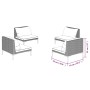 4-teilige Gartensofas und -kissen Kunstrattan dunkelgrau von , Gartensets - Ref: Foro24-3099803, Preis: 289,52 €, Rabatt: %