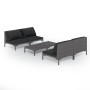 5-piece garden sofa set with dark gray synthetic rattan cushions by , Garden sets - Ref: Foro24-3099793, Price: 299,99 €, Dis...