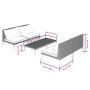 5 Stk. Gartensofas und Kissen synthetisches Rattan dunkelgrau von , Gartensets - Ref: Foro24-3099793, Preis: 307,41 €, Rabatt: %