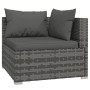 7-piece garden furniture set with gray synthetic rattan cushions by , Garden sets - Ref: Foro24-3101749, Price: 772,99 €, Dis...