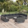 Garden furniture set 13 pieces and gray synthetic rattan cushions by , Garden sets - Ref: Foro24-3102149, Price: 1,00 €, Disc...