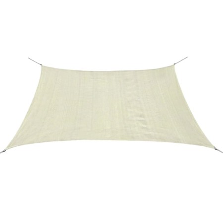 HDPE square sail awning 2x2 m cream by vidaXL, Umbrellas - Ref: Foro24-43013, Price: 16,52 €, Discount: %