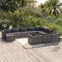 Set de muebles de jardín 11 pzas y cojines ratán sintético gris de , Conjuntos de jardín - Ref: Foro24-3102701, Precio: 1,00 ...