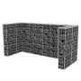 Gabions to hide a triple container 250x100x120 cm by vidaXL, Waste container supports - Ref: Foro24-142560, Price: 160,94 €, ...