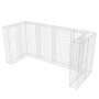 Gabions to hide a triple container 250x100x120 cm by vidaXL, Waste container supports - Ref: Foro24-142560, Price: 160,94 €, ...