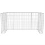 Gabions to hide a triple container 250x100x120 cm by vidaXL, Waste container supports - Ref: Foro24-142560, Price: 160,94 €, ...