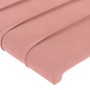 Pink velvet headboard 183x23x78/88 cm by , Headboards and footboards - Ref: Foro24-3117349, Price: 69,13 €, Discount: %