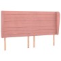 Headboard with pink velvet ears 183x23x118/128 cm by , Headboards and footboards - Ref: Foro24-3118161, Price: 132,71 €, Disc...