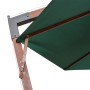 Hanging parasol 350 cm with green wooden pole by vidaXL, Umbrellas - Ref: Foro24-42965, Price: 227,89 €, Discount: %