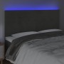 Cabecero con luces LED terciopelo gris oscuro 180x5x118/128 cm de , Cabeceros y pies de cama - Ref: Foro24-3122625, Precio: 1...