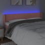 Pink velvet headboard with LED 183x16x78/88 cm by , Headboards and footboards - Ref: Foro24-3123441, Price: 76,17 €, Discount: %