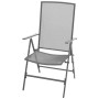 Stackable garden chairs 2 units gray steel by vidaXL, Garden chairs - Ref: Foro24-42716, Price: 109,38 €, Discount: %