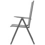 Stackable garden chairs 2 units gray steel by vidaXL, Garden chairs - Ref: Foro24-42716, Price: 109,38 €, Discount: %