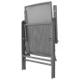 Stackable garden chairs 2 units gray steel by vidaXL, Garden chairs - Ref: Foro24-42716, Price: 109,38 €, Discount: %