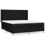 Box spring bed with black fabric mattress 180x200 cm by , Beds and slatted bases - Ref: Foro24-3132091, Price: 606,02 €, Disc...