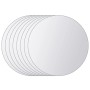 Round glass mirror tiles 8 units by vidaXL, Mirrors - Ref: Foro24-244463, Price: 16,82 €, Discount: %