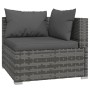 Garden furniture set 11 pieces and gray synthetic rattan cushions by , Garden sets - Ref: Foro24-3101997, Price: 1,00 €, Disc...