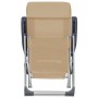 Folding camping chairs with footrest 2 pcs cream aluminum by , camping furniture - Ref: Foro24-44317, Price: 164,60 €, Discou...