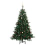 Árbol de Navidad artificial con bisagras 300 LED y bolas 210 cm de , Arboles de navidad - Ref: Foro24-3210481, Precio: 172,99...