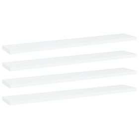 Shelf shelves 4 pcs white plywood 60x10x1.5cm by , Shelves - Ref: Foro24-805202, Price: 16,99 €, Discount: %