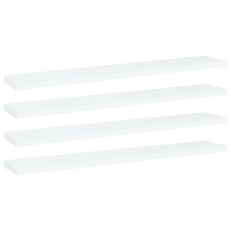 Estantes para estantería 4 uds contrachapada blanco 60x10x1,5cm de , Estanterías - Ref: Foro24-805202, Precio: 16,99 €, Descu...