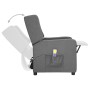 Hellgrauer Massagesessel aus Stoff von , Elektrische Massagesessel - Ref: Foro24-339010, Preis: 140,64 €, Rabatt: %