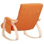 Silla mecedora de tela amarillo oscuro de , Mecedoras - Ref: Foro24-351081, Precio: 126,99 €, Descuento: %