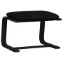 Black fabric footrest 51x41x40 cm by , Ottomans - Ref: Foro24-351069, Price: 59,99 €, Discount: %