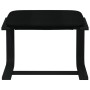 Black fabric footrest 51x41x40 cm by , Ottomans - Ref: Foro24-351069, Price: 59,99 €, Discount: %