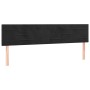 Cabeceros 2 unidades de terciopelo negro 90x5x78/88 cm de , Cabeceros y pies de cama - Ref: Foro24-346182, Precio: 66,61 €, D...