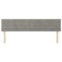 Headboards 2 units of light gray velvet 90x5x78/88 cm by , Headboards and footboards - Ref: Foro24-346180, Price: 67,99 €, Di...