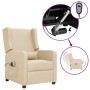 Cream fabric electric massage chair by , Electric massage chairs - Ref: Foro24-3098742, Price: 196,26 €, Discount: %