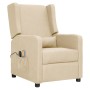 Cream fabric electric massage chair by , Electric massage chairs - Ref: Foro24-3098742, Price: 196,26 €, Discount: %