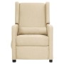 Cream fabric electric massage chair by , Electric massage chairs - Ref: Foro24-3098742, Price: 196,26 €, Discount: %