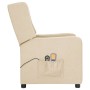 Cream fabric electric massage chair by , Electric massage chairs - Ref: Foro24-3098742, Price: 196,26 €, Discount: %