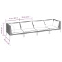 4-teilige Gartensofas und dunkelgraue Kissen aus synthetischem Rattan von , Gartensets - Ref: Foro24-3099816, Preis: 307,99 €...