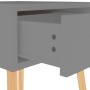 Mesita de noche madera de ingeniería gris 40x40x56 cm de vidaXL, Mesitas de noche - Ref: Foro24-326799, Precio: 63,75 €, Desc...