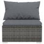 5-piece garden sofa set and gray synthetic rattan cushions by , Garden sets - Ref: Foro24-3101413, Price: 599,99 €, Discount: %